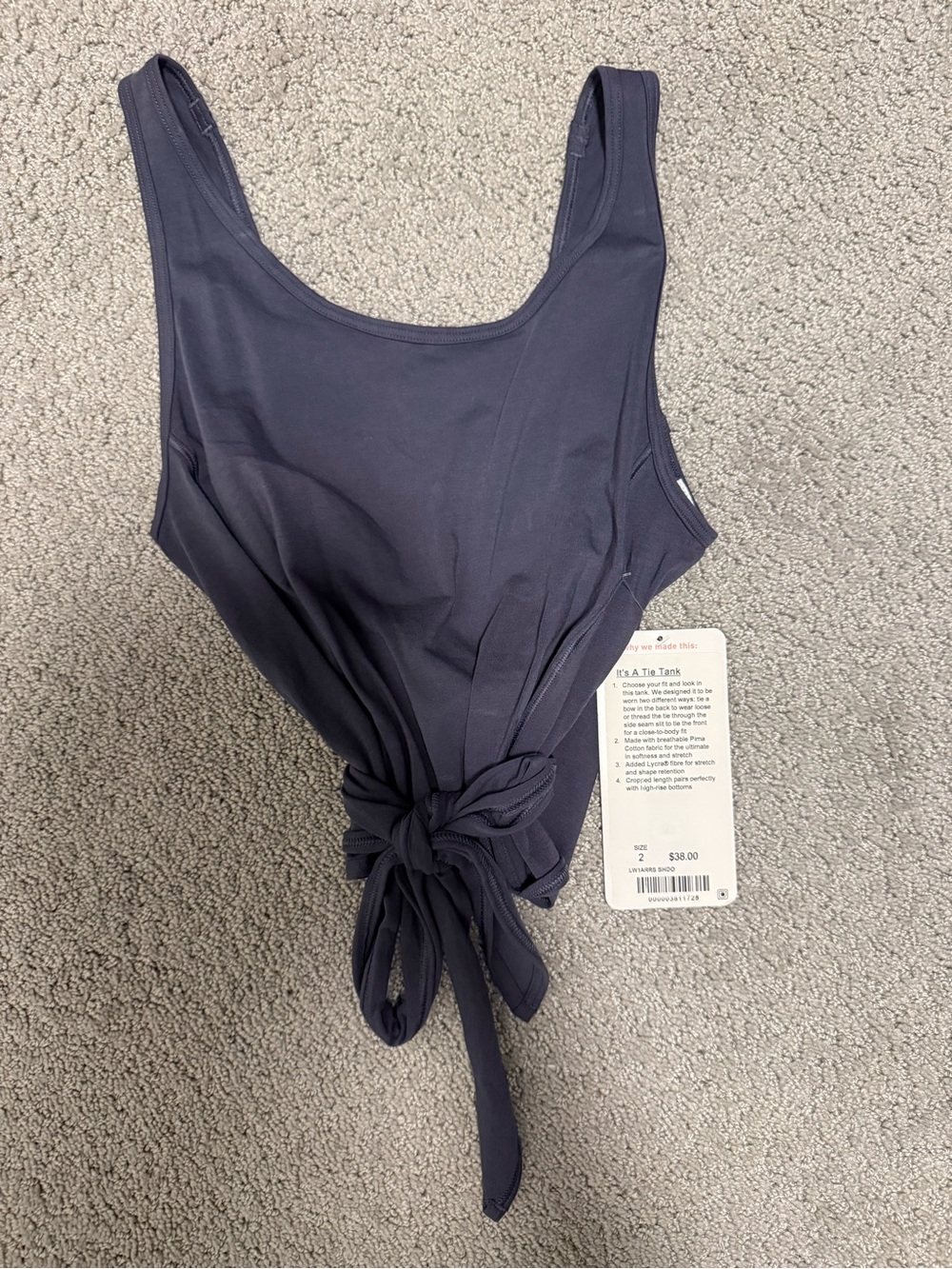 lululemon athletica it’s a tie tank